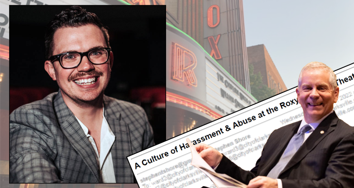 City won’t investigate touching/sexual harassment complaints on Roxy’s Ryan Bowie; he will continue working with children & the theatre
